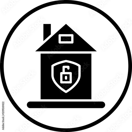Home Security Icon Style