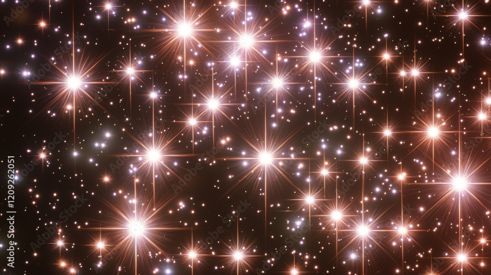 Sparkling Starry Night Sky Background Shimmering Celestial Lights Glowing Galaxy Cosmic Dust Sparkling Starry Night Sky Background Shimmering Celestial Lights Glowing Galaxy Cosmic Dust