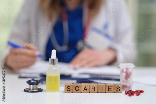 Obraz na płótnie Explore various effective treatments, public awareness, and education methods for scabies in the healthcare sector w salonie