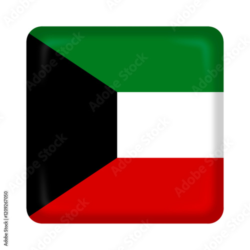 Kuwait flag cube pin and badge Free Download Kuwait flag cube pin and badge - GFXLoad