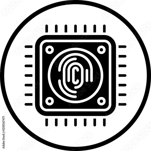 Biometric Cpu Icon Style