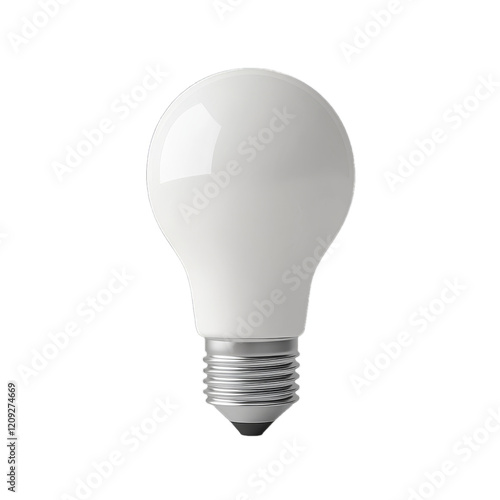 Light bulb, light, incandescent lighting. An interior item. Isolated from the background.