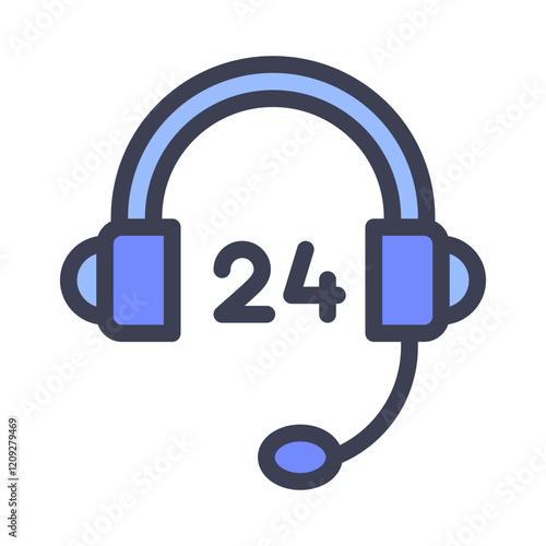 24 hours costumer service filled style