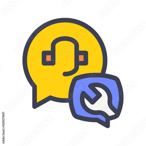 setting costumer service filled style