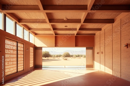 Architecture building flooring corridor photo