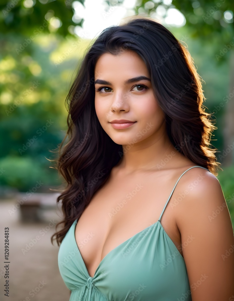 Enchanted Beauty in Bloom: A Serene Portrait Amidst Nature’s Colors Enchanted Beauty in Bloom: A Serene Portrait Amidst Nature’s Colors