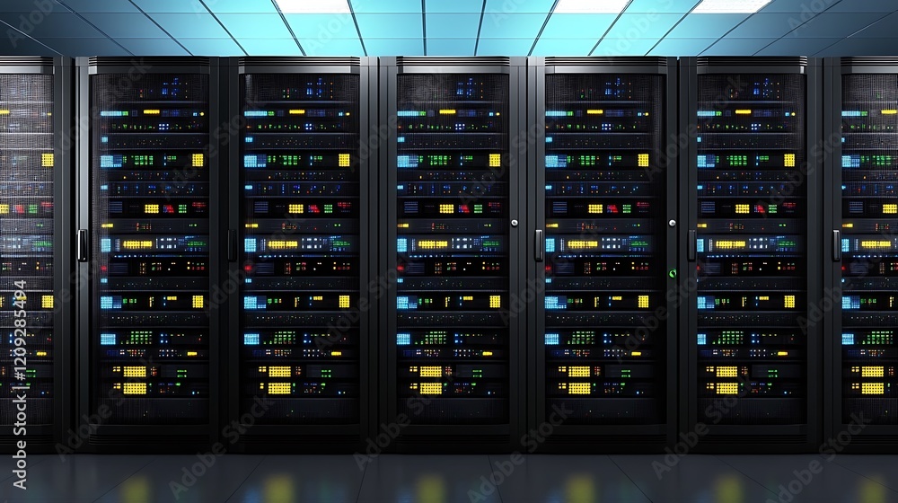 Night in the Server Room: A Digital Landscape of Data