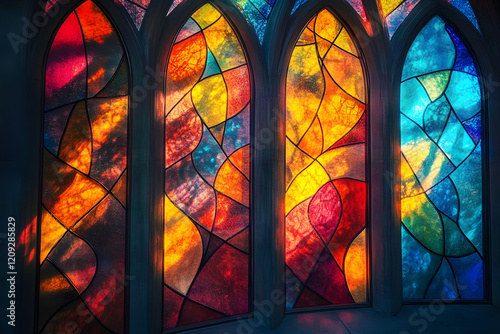 abstract background in colors and patterns for Clergy Appreciation Month
