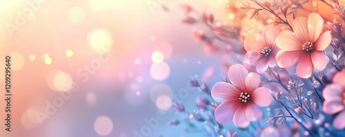 Pastel colored gradient, smooth blurred landing page, Generative AI