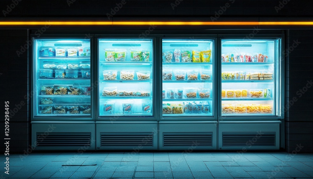 A Closer Look at a Supermarket Refrigerator Display A Closer Look at a Supermarket Refrigerator Display