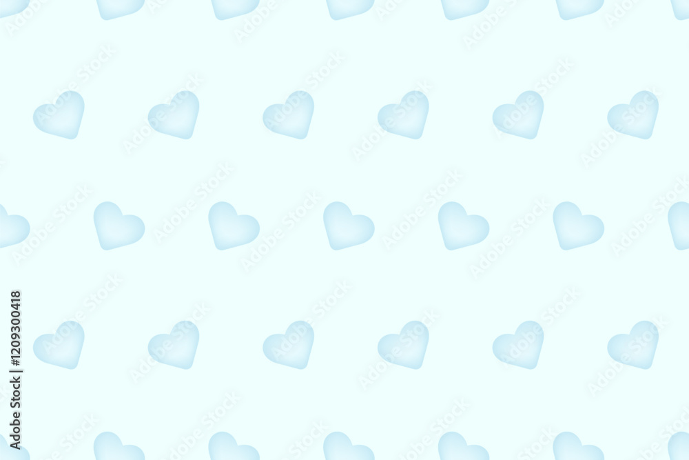 Romantic blue hearts seamless pattern. Cute pattern with blurry hearts. Template for covers, banner, wallpaper, wrapping paper, textile, phone cases, background. Vector illustration in 2000s style Romantic blue hearts seamless pattern. Cute pattern with blurry hearts. Template for covers, banner, wallpaper, wrapping paper, textile, phone cases, background. Vector illustration in 2000s style