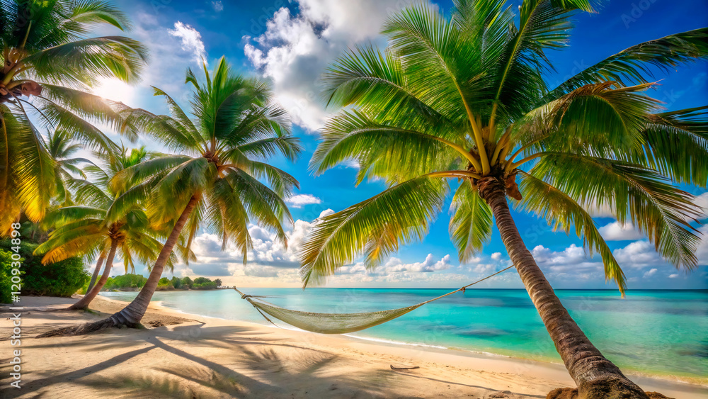 beach with palm trees beach with palm trees