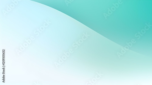 Wallpaper Mural Gradient Background with strong Edges fading from Turquoise to White. Modern Presentation Template Torontodigital.ca