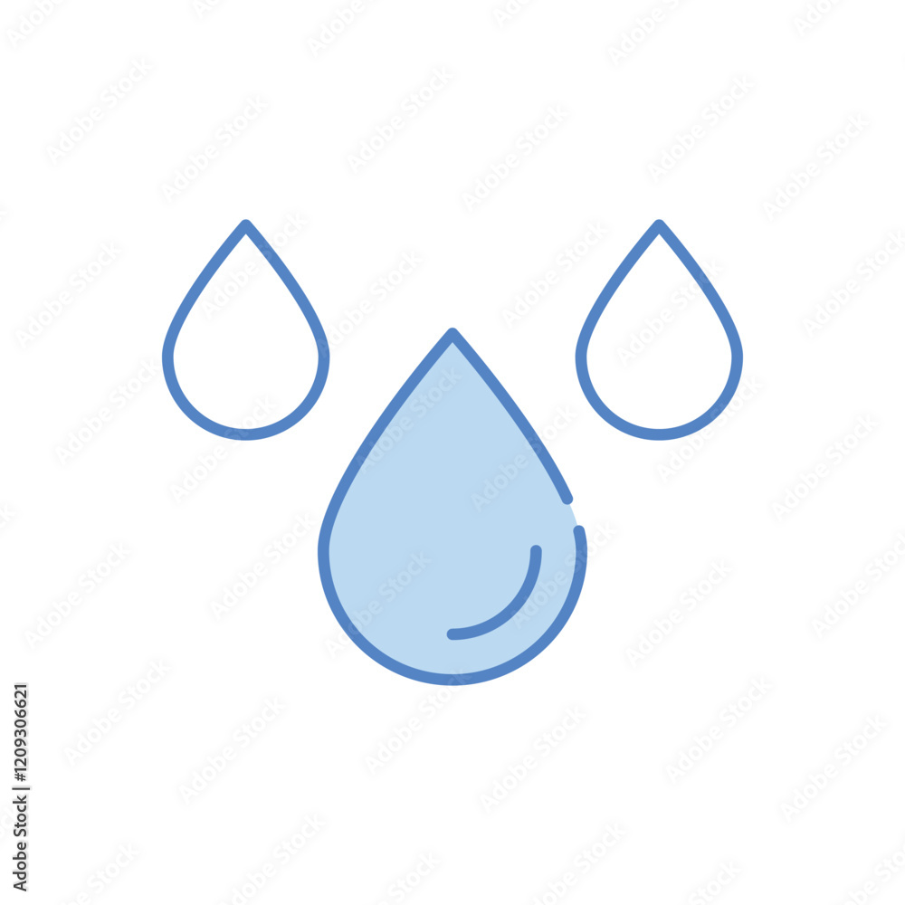 Water droplet vector icon Water droplet vector icon