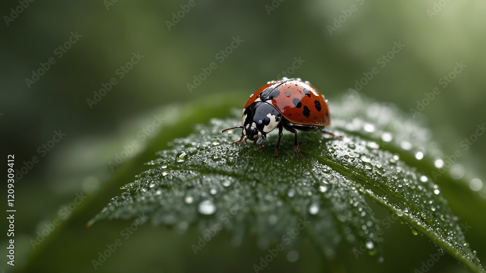 Ladybug on Leaf with Calm Peaceful Representation against a Shallow Depth of Field Background
Ladybug on Leaf with Calm Peaceful Representation against a Shallow Depth of Field Background