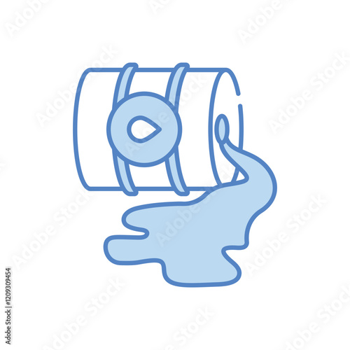 Oil spill vector icon