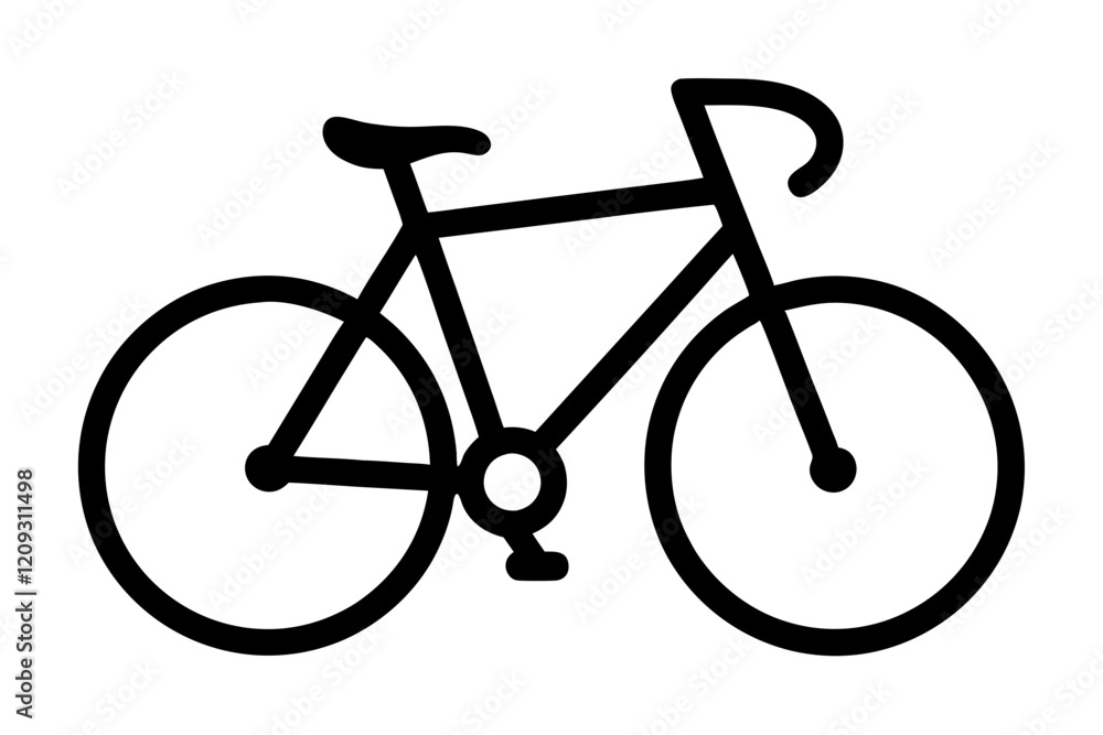 Bicycle Outline Icon Bicycle Outline Icon