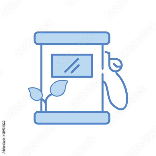 Eco Fuel vector icon