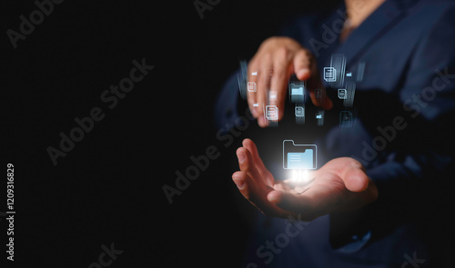 online documentation database and process automation to efficiently manage files Corporate business technology..