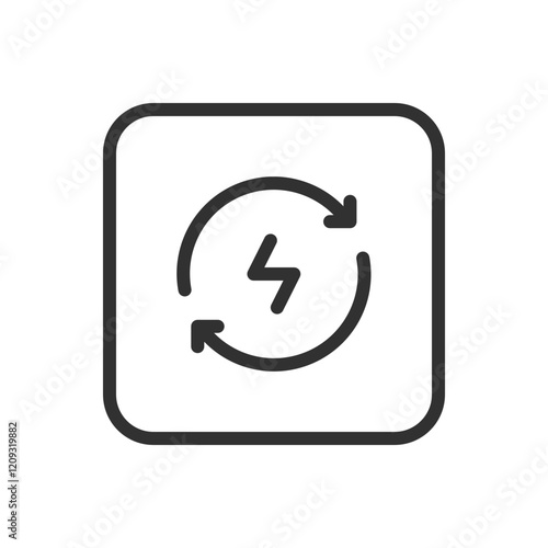 Energy electricity renewable. Energy, renewable icons. Modern, simple flat vector illustration for web site or mobile app