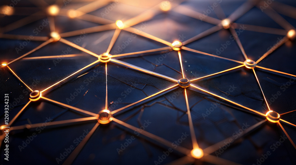 Abstract glowing lines forming a data security grid digital environment technology concept Abstract glowing lines forming a data security grid digital environment technology concept