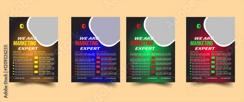 corpora  business flyer. newest trendy creative corporate multipurpose minimal official business advertising magazine poster flyer with creative corporate trendy geometric shape template print design