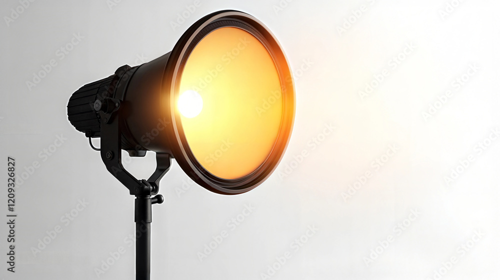 Dynamic spotlight focus on isolated lighting for photography studio modern environment Dynamic spotlight focus on isolated lighting for photography studio modern environment