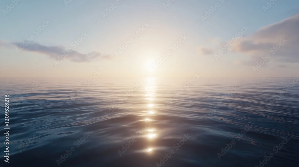 Fototapeta premium Sea with sunny sky