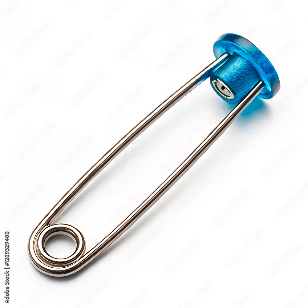safety pin isolated on white background safety pin isolated on white background