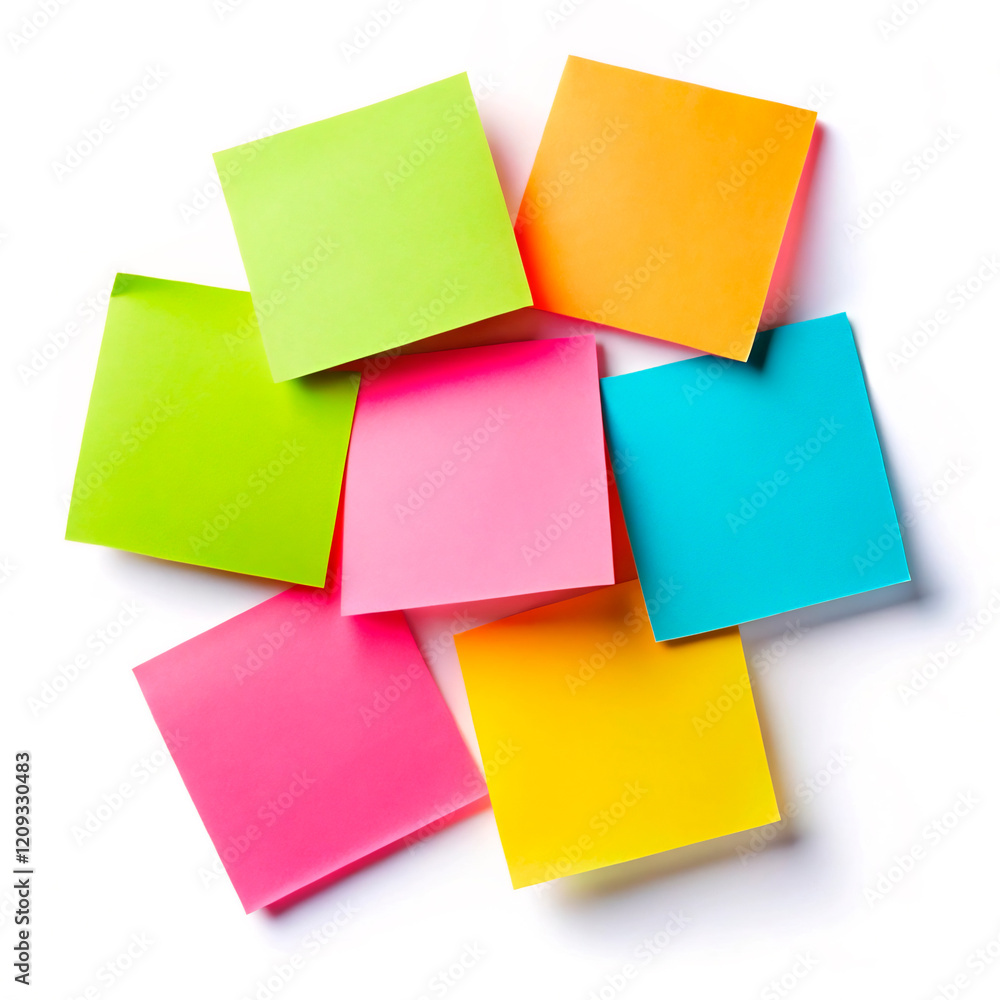 notes on a white background