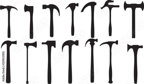 hammer silhouettes