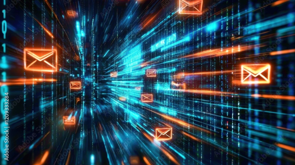 Fototapeta premium Safeguarding Data Through Effective Email Protection