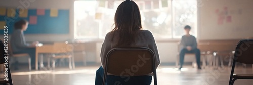 Classroom environment lacking support highlighting emotional challenges for students