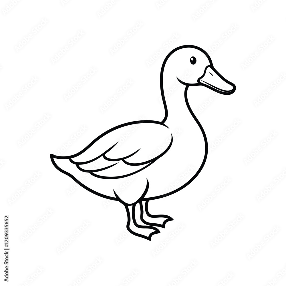illustration of a duck illustration of a duck