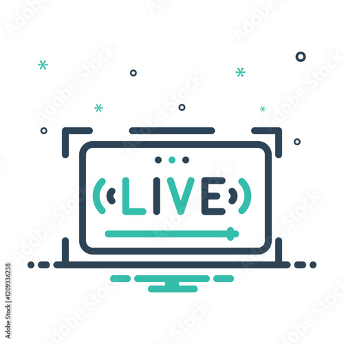 Mix icon for live