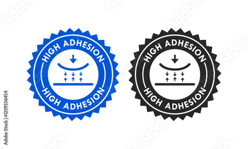 High Adhesion badge logo template illustration