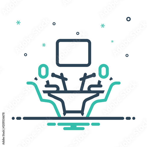 Mix icon for podcasting