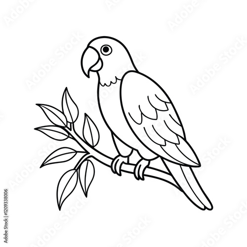 parrot on a branch