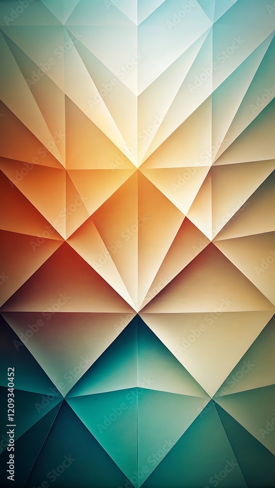 Fototapeta premium Abstract geometry gradients phone wallpaper