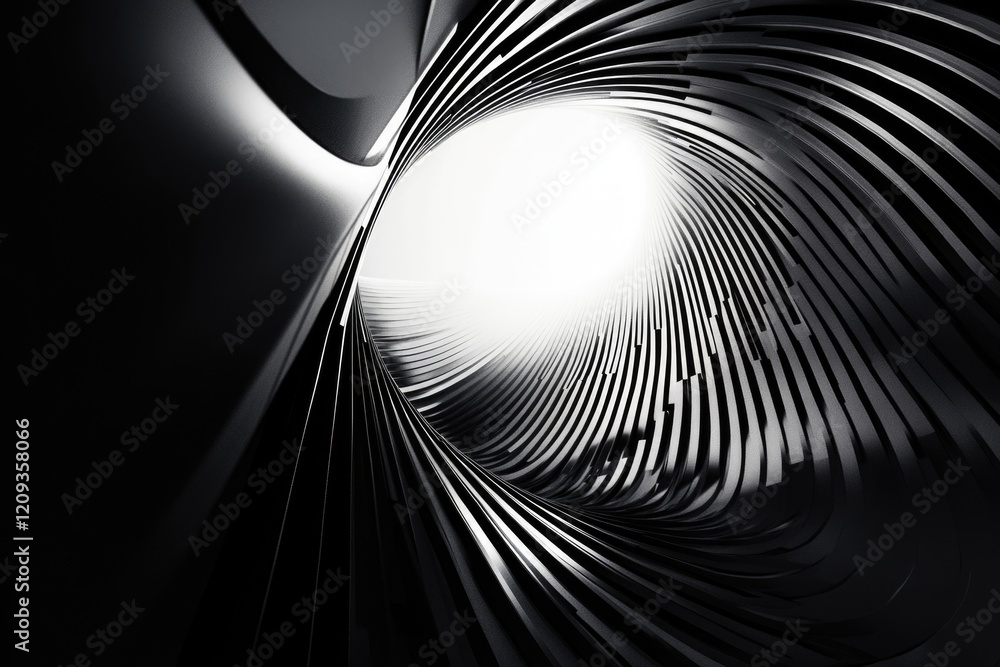 Naklejka premium Spiral Design Pattern