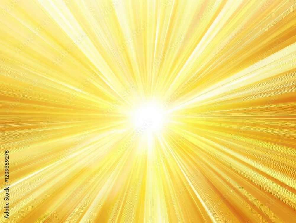 Obraz premium Golden Radiance: A Sunburst of Light