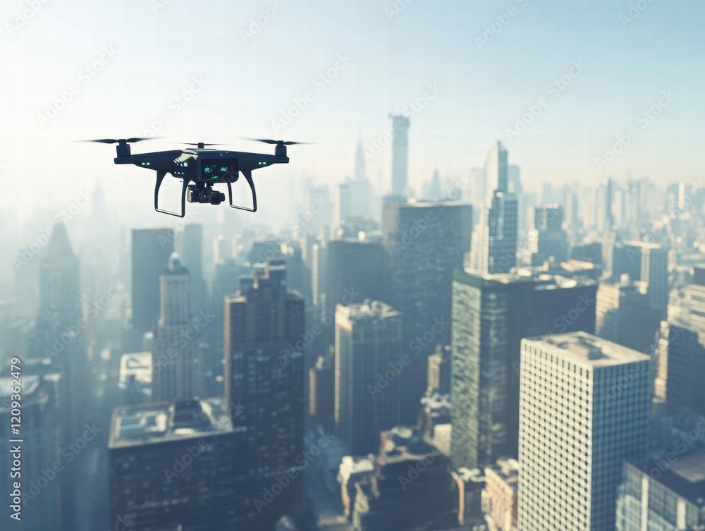 Drone Photography Over a Cityscape Drone Photography Over a Cityscape