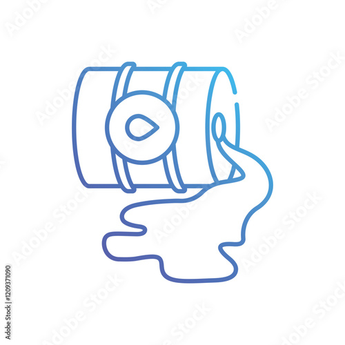 Oil spill vector icon