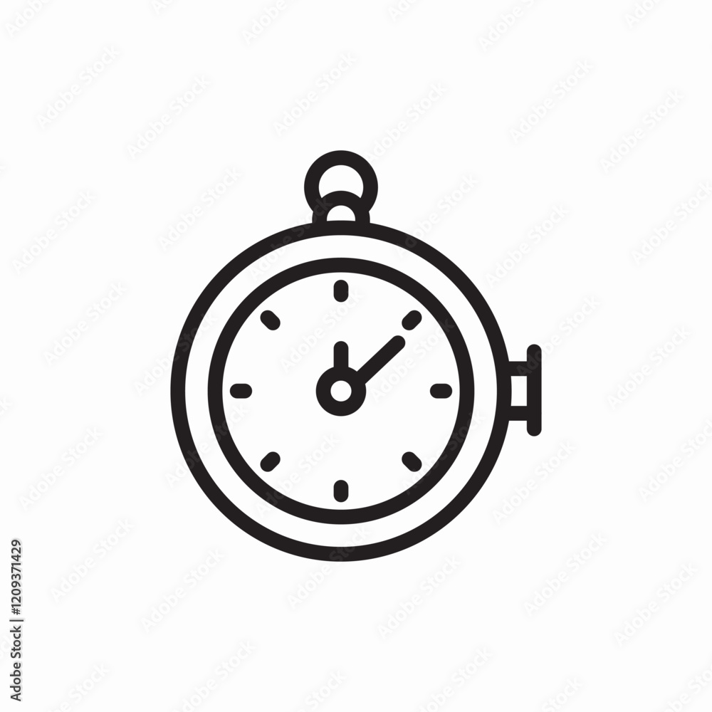 stopwatch timer sport equipment icon vector sign stopwatch timer sport equipment icon vector sign