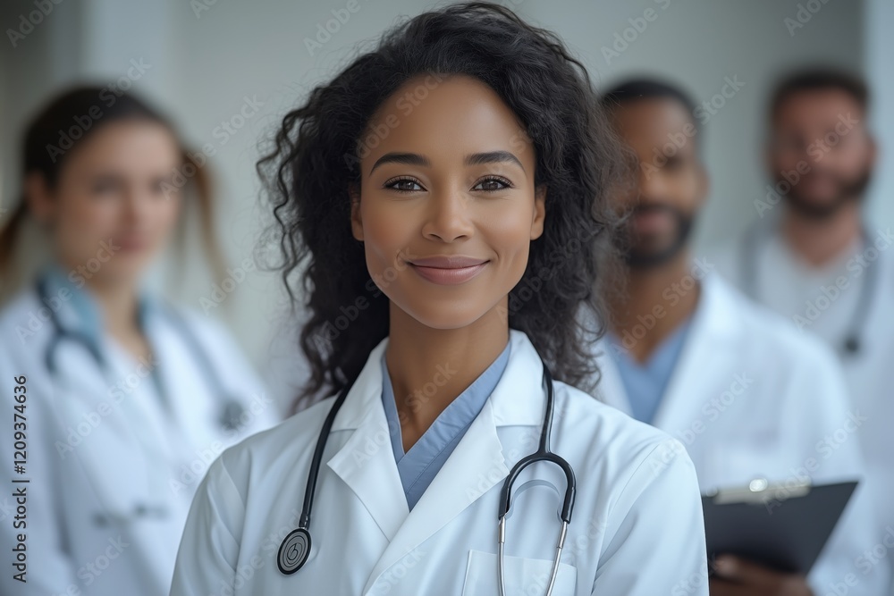 Team aus Ärzten und Ärztinnen im modernen Krankenhaus Team aus Ärzten und Ärztinnen im modernen Krankenhaus