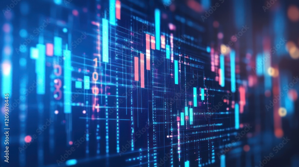 Blue Tech Finance Fintech Background Abstract Pixel Pattern. Abstract Business Tech Science Vector Backdrop Blue Tech Finance Fintech Background Abstract Pixel Pattern. Abstract Business Tech Science Vector Backdrop