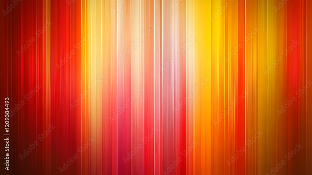 Vibrant Color Stripes in Warm Tones of Red, Orange, and Yellow Vibrant Color Stripes in Warm Tones of Red, Orange, and Yellow