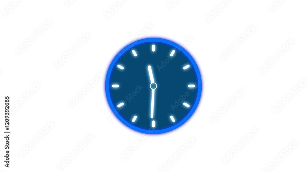 Clock in video. Clock in video.