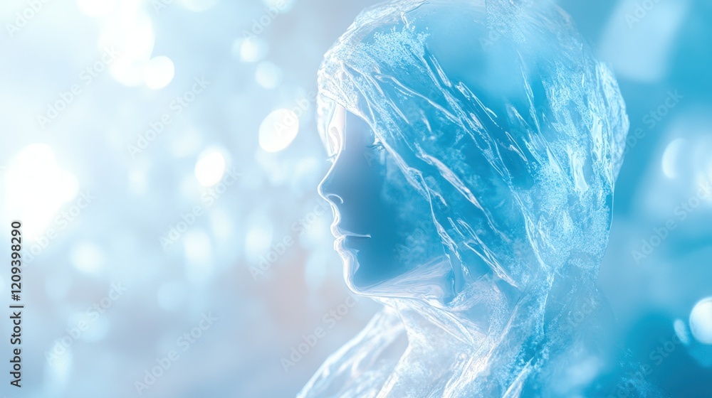 A delicate composition of blurred light refractions with glowing bokeh in icy blue and white tones. The soft flares evoke a frosty, ethereal mood, creating a serene abstract background. A delicate composition of blurred light refractions with glowing bokeh in icy blue and white tones. The soft flares evoke a frosty, ethereal mood, creating a serene abstract background.