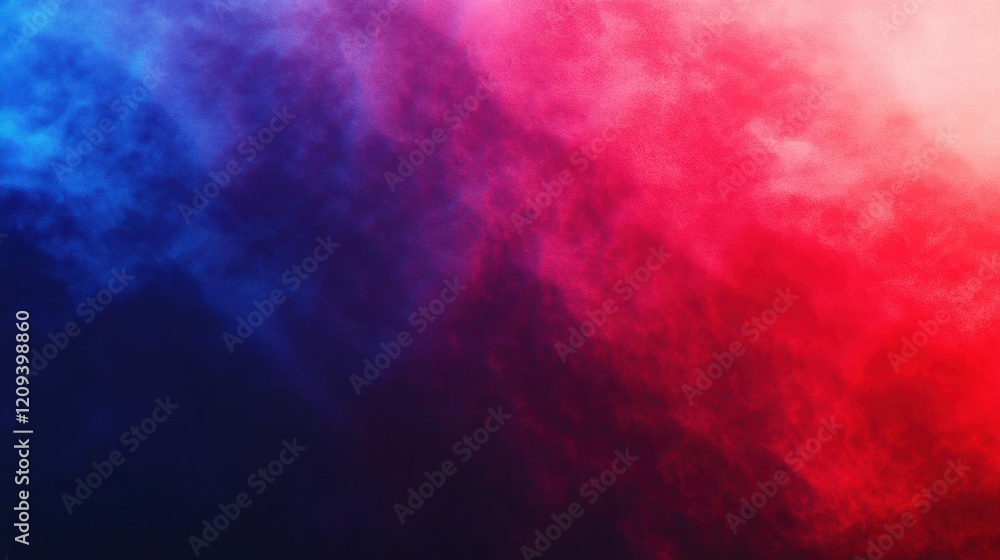 Obraz premium Abstract Red and Blue Powder Explosion Background